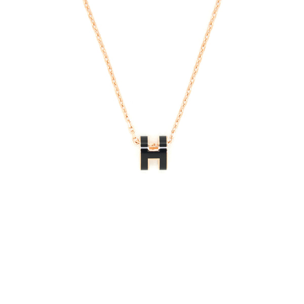 Hermes Mini Pop H Black RGHW