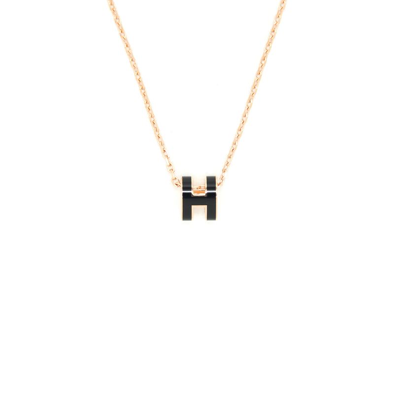 Hermes Mini Pop H Black RGHW