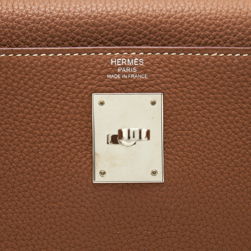 Hermes Kelly 28 Togo Gold SHW stamp X