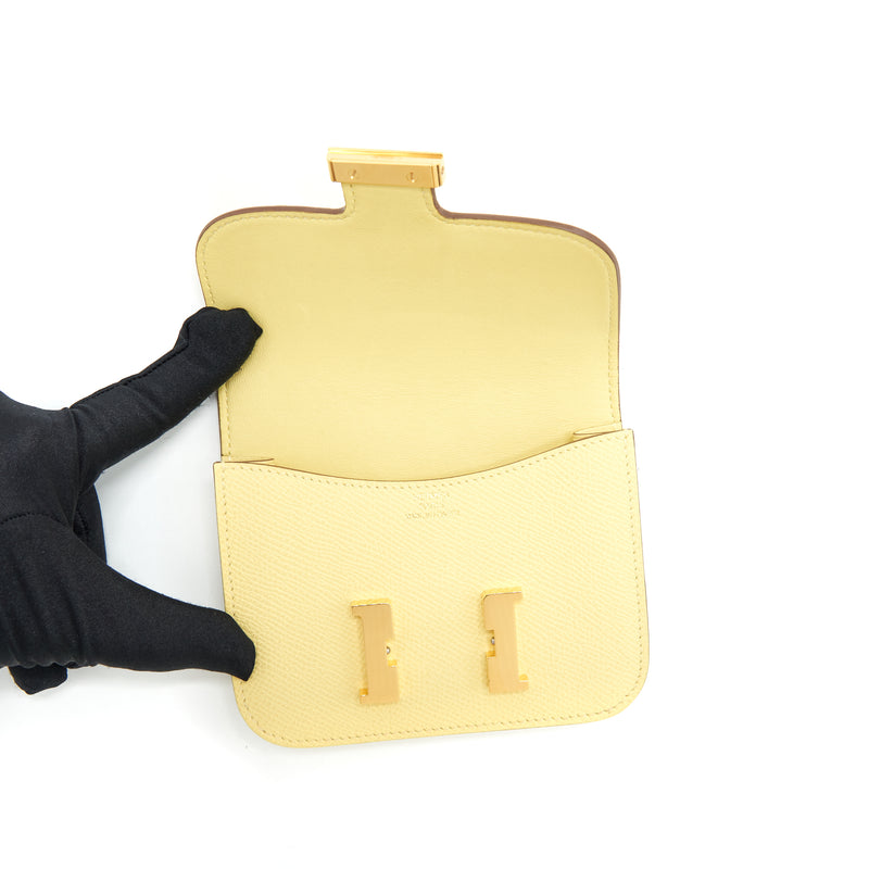 Hermes Constance Slim Epsom Jayne Poussin GHW Stamp Z
