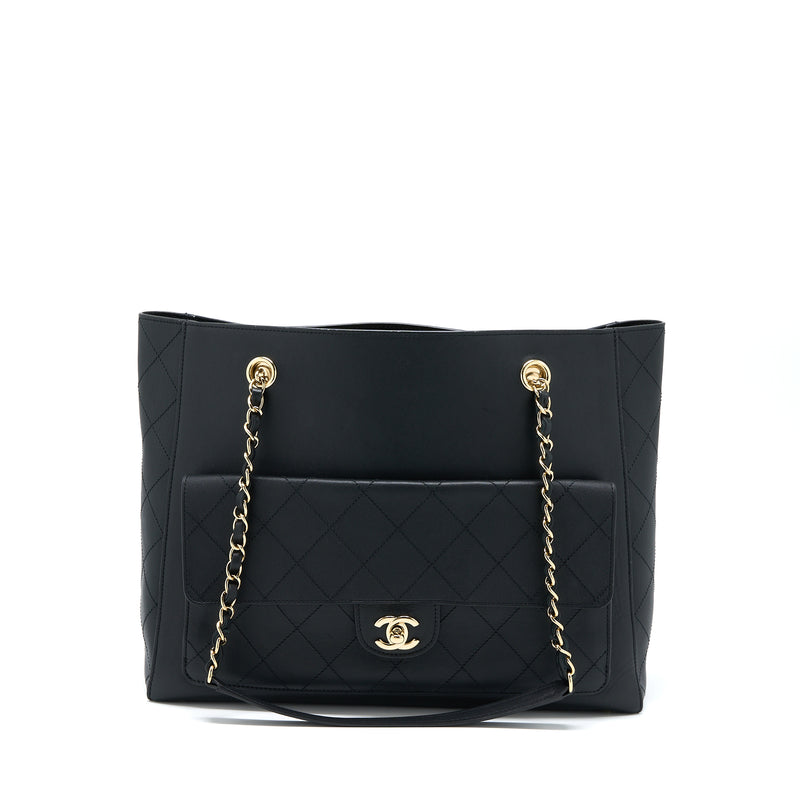 Chanel Tote Bag Lambskin Black LGHW