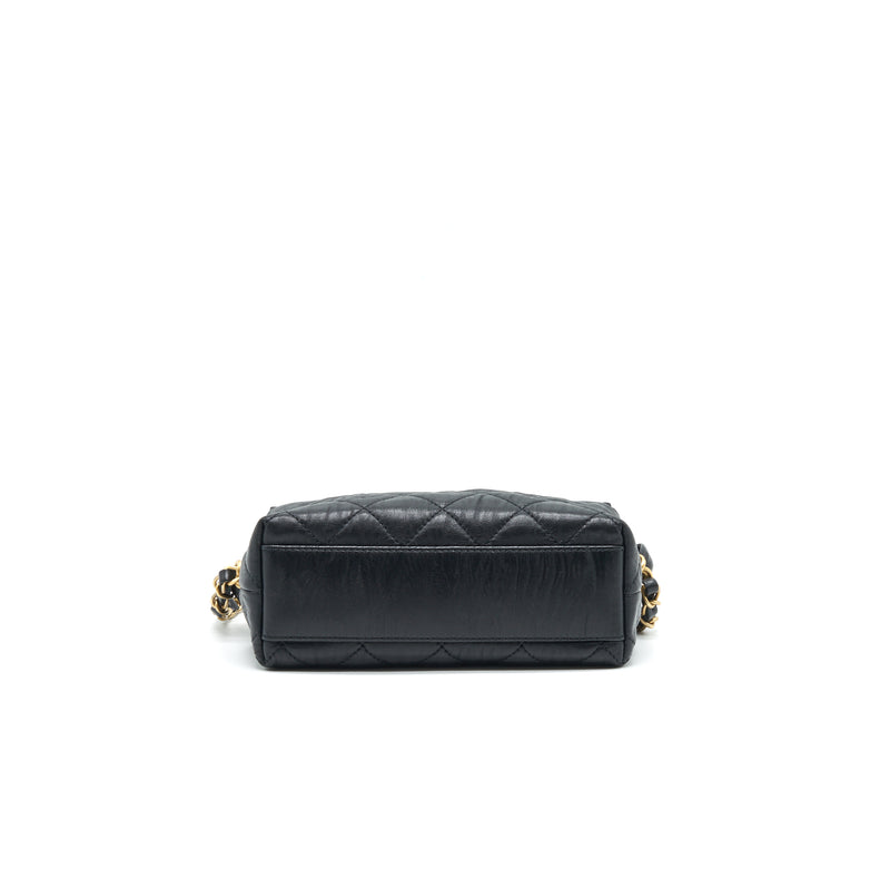 Chanel Small CC wrapped Strap Bag in Crumpled Lambskin serial 31