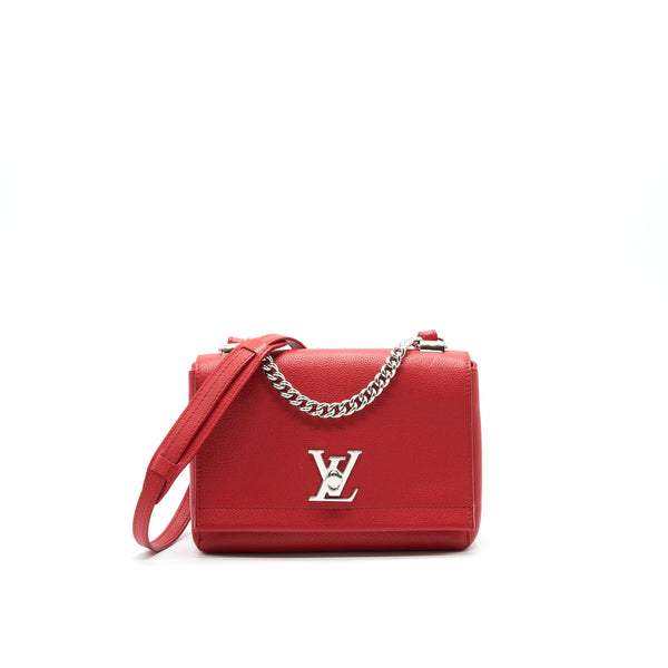 LOUIS VUITTON LOCKME II BB BAG IN RED SHW