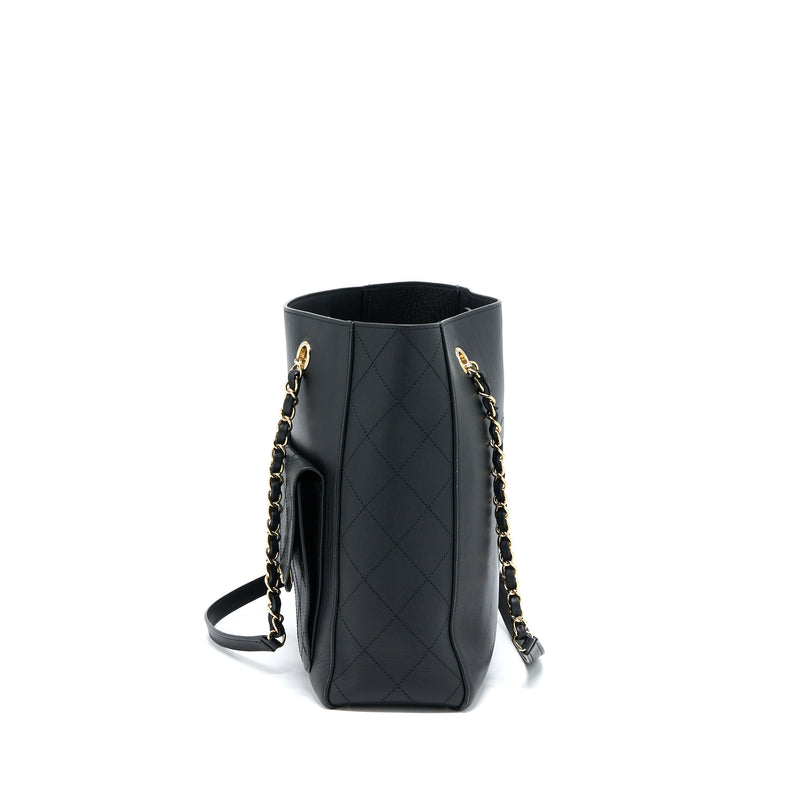 Chanel Tote Bag Lambskin Black LGHW
