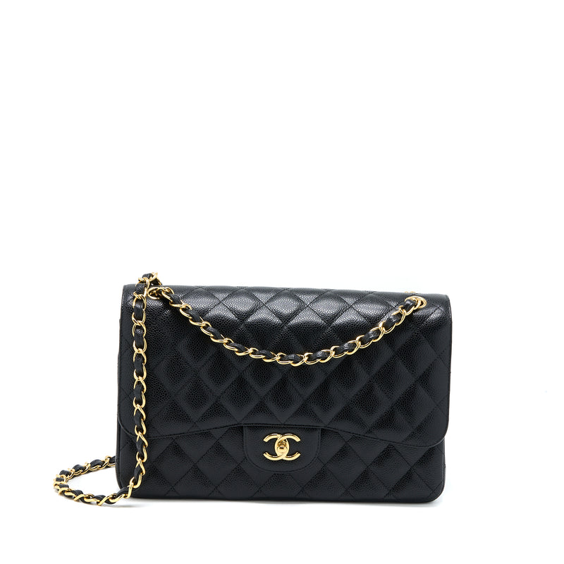 Chanel Jumbo Classic Double Flap Bag Caviar Black GHW