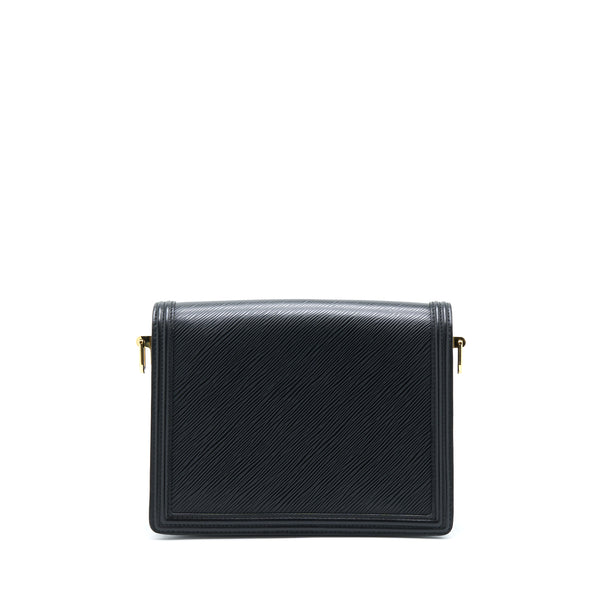 Louis Vuitton Dauphine MM Epi Black GHW