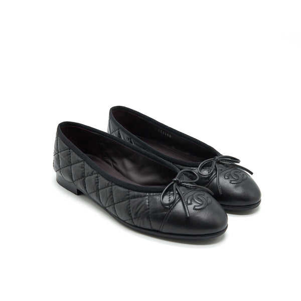 Chanel Classic Quilted flat Shoes Size 36.5