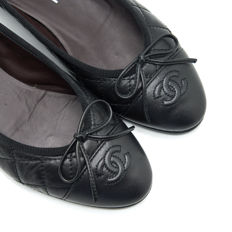 Chanel Classic Quilted flat Shoes Size 36.5