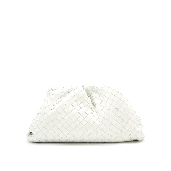 Bottega Veneta Intrecciato Pouch in White