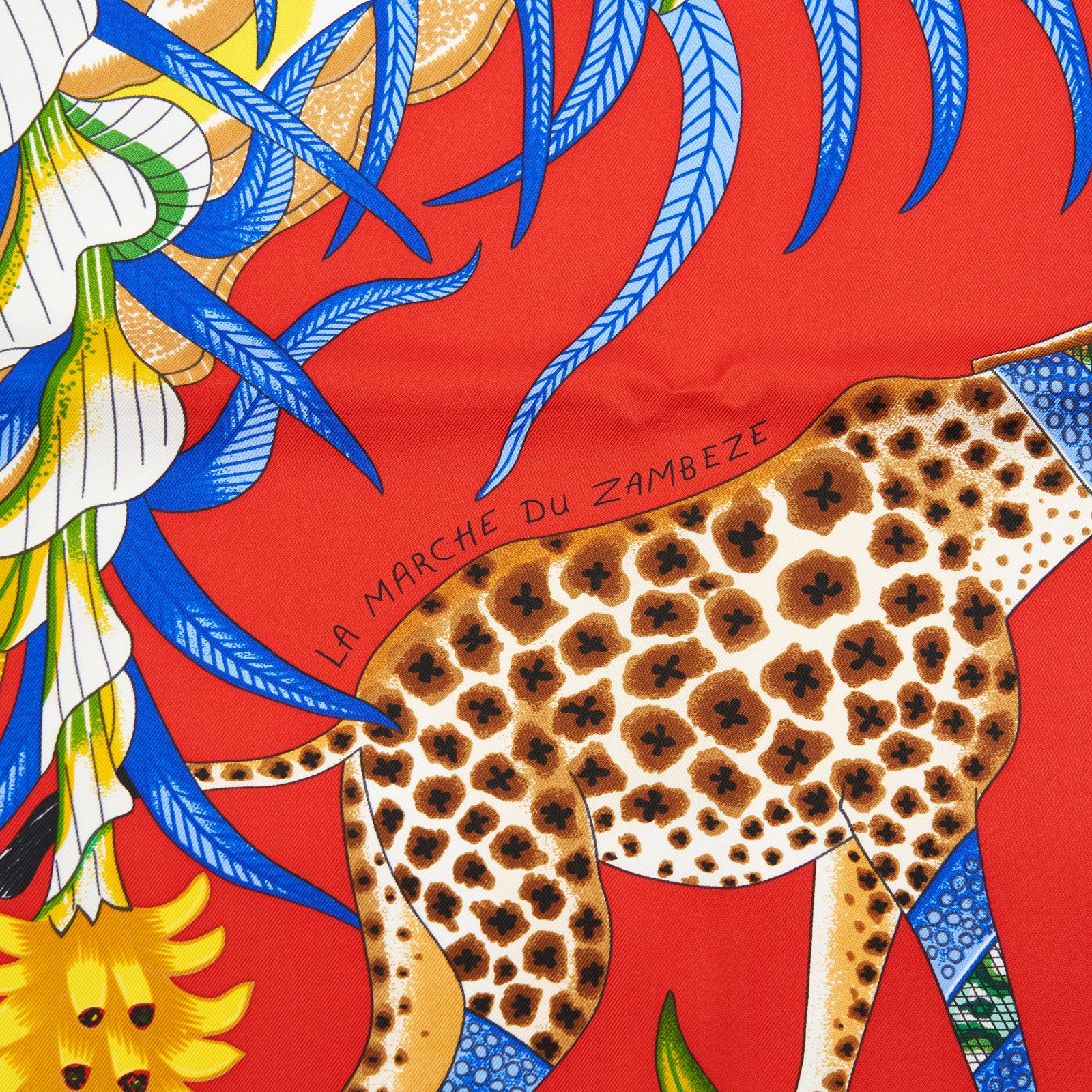 Hermes 90cm Silk Scarf La Marche Du Zambeze