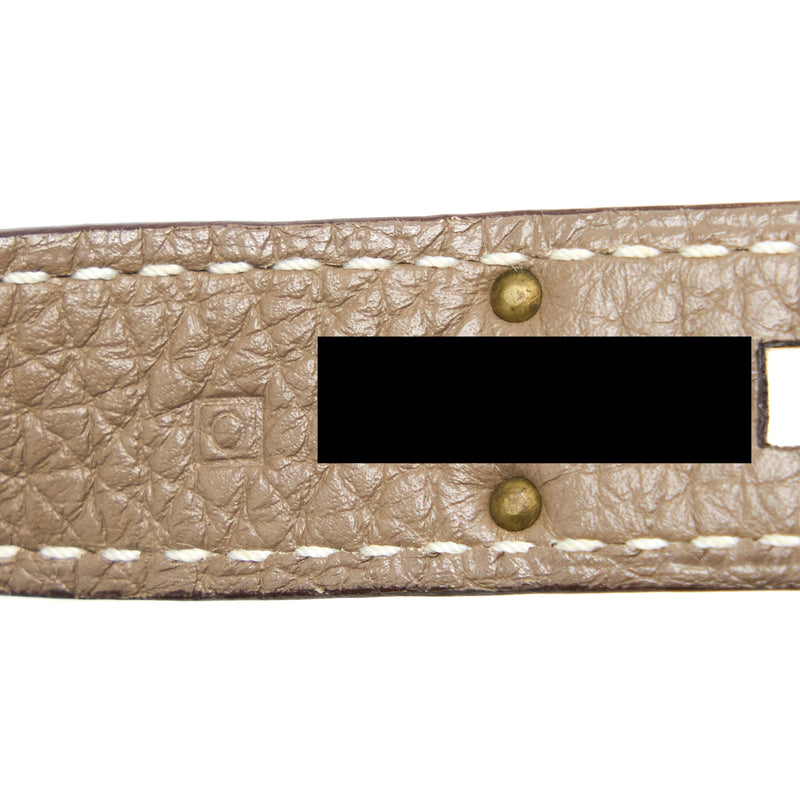 Hermes Birkin 30 Togo Etoupe GHW Stamp Square O