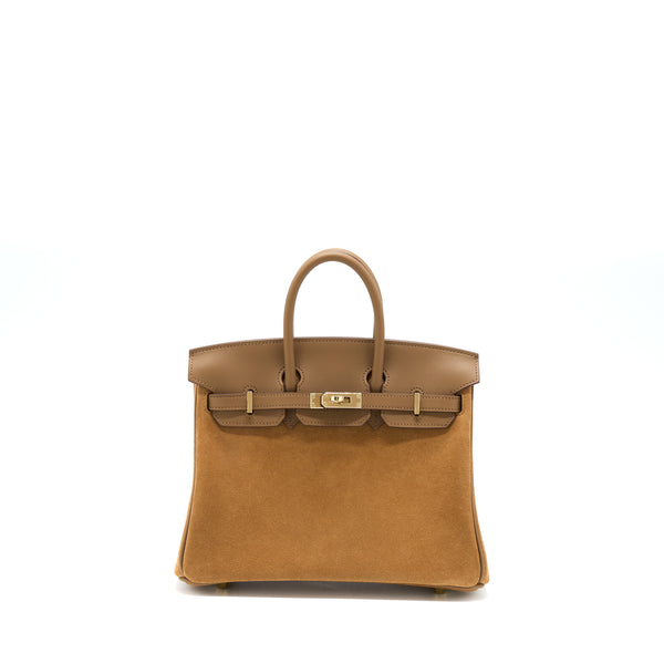 Hermes Birkin 25 Grizzly/Swift 3G Alezan GHW Stamp Z