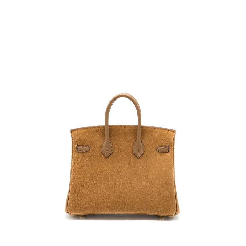 Hermes Birkin 25 Grizzly/Swift 3G Alezan GHW Stamp Z