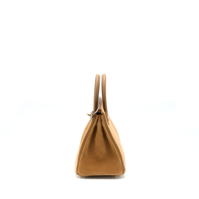 Hermes Birkin 25 Grizzly/Swift 3G Alezan GHW Stamp Z