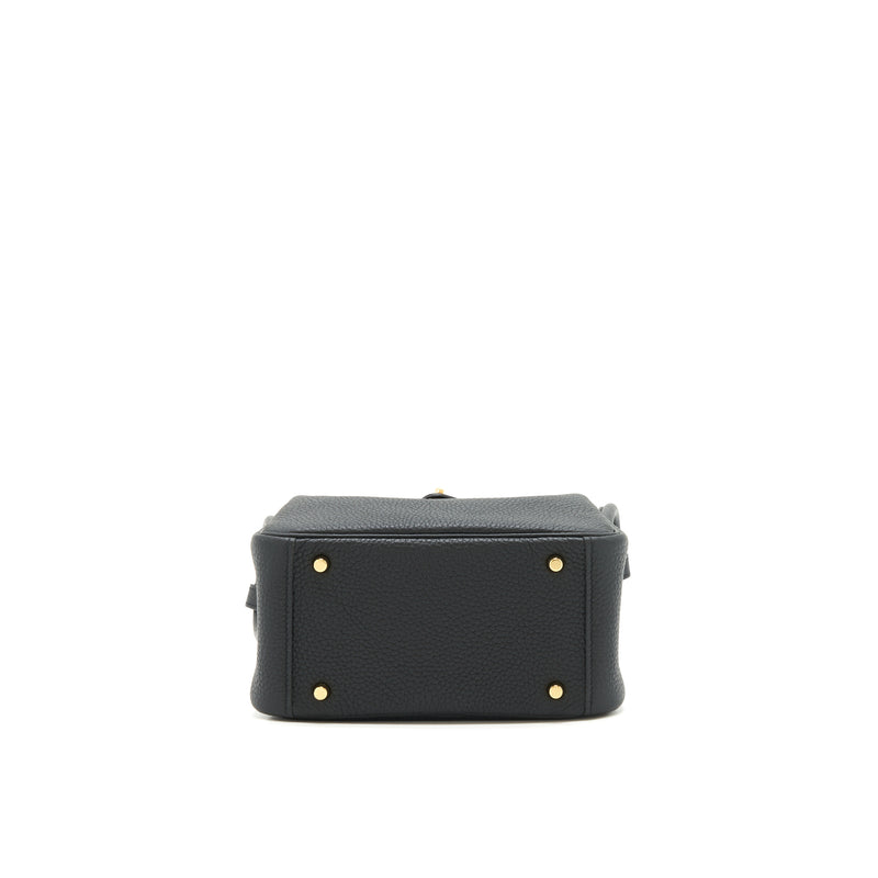 Hermes mini lindy black GHW stamp Z