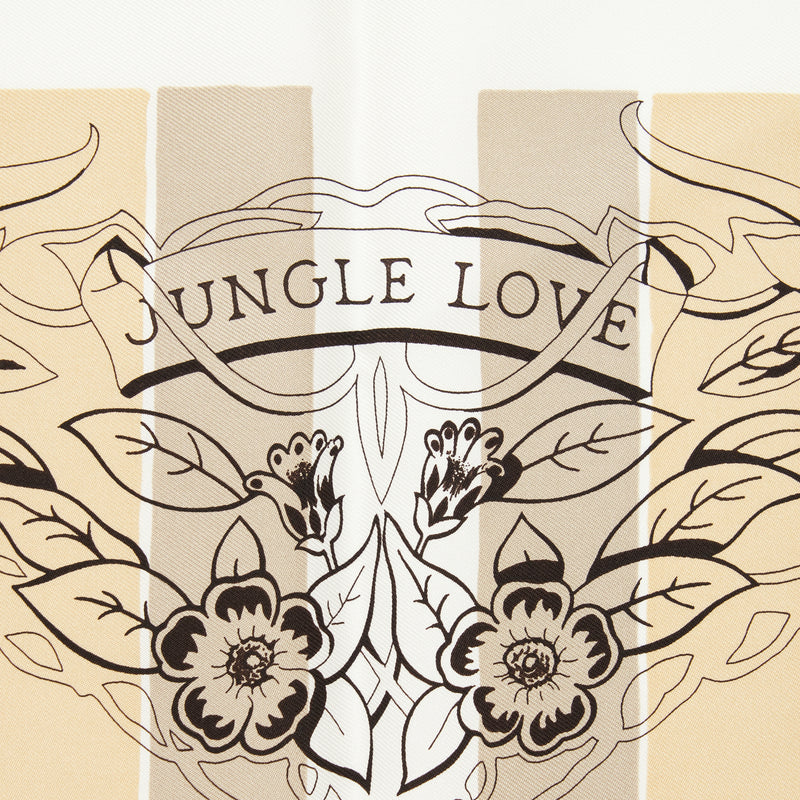 Hermes 90cm Silk Scarf Jungle Love Multicolour
