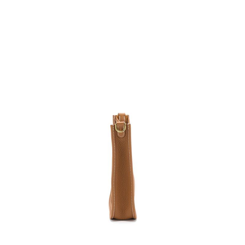 Hermes Mini Evelyne Clemence Gold GHW Stamp Z
