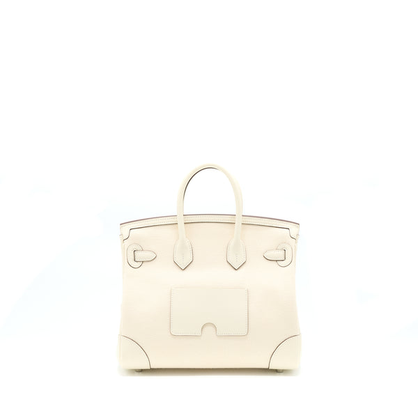 Hermes Birkin 25 Cargo Canvas/Swift Ecru/Nata SHW Stamp Z