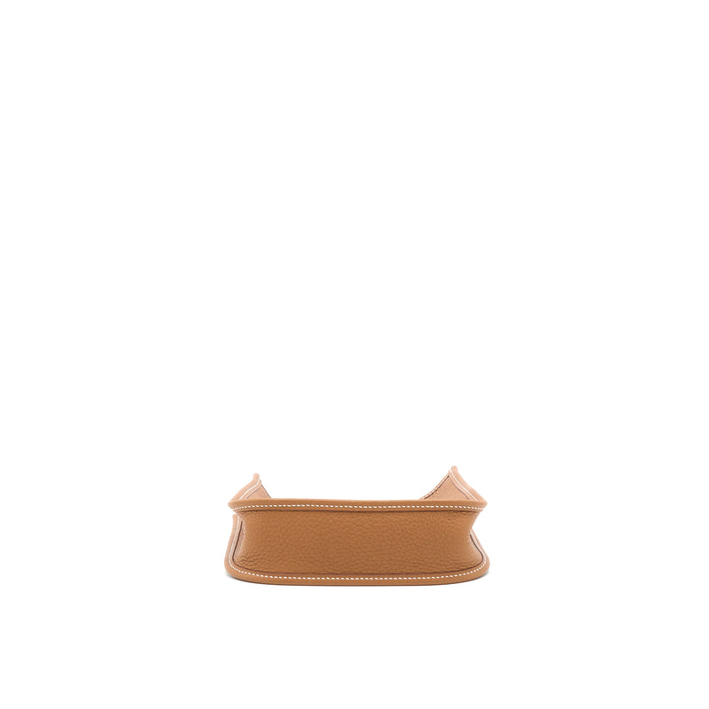 Hermes Mini Evelyne Clemence Gold GHW Stamp Z
