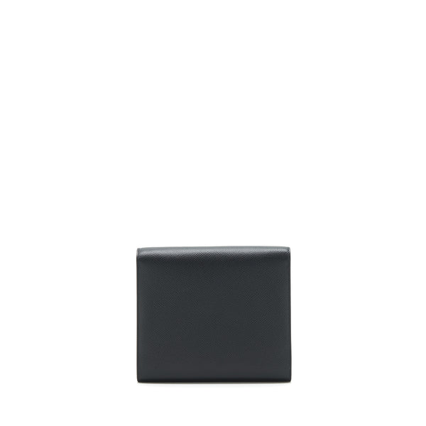 Hermes Clic 16 Wallet Epsom Black SHW stamp Y