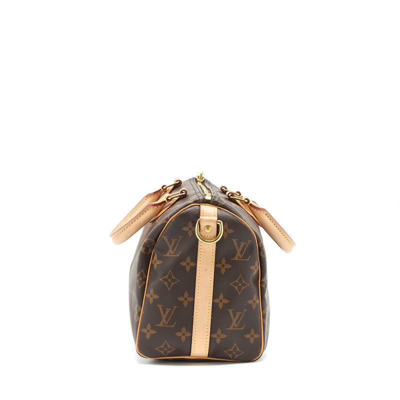 LOUIS VUITTON Speedy 25 Bandouliere Monogram Canvas Shoulder Bag Brown