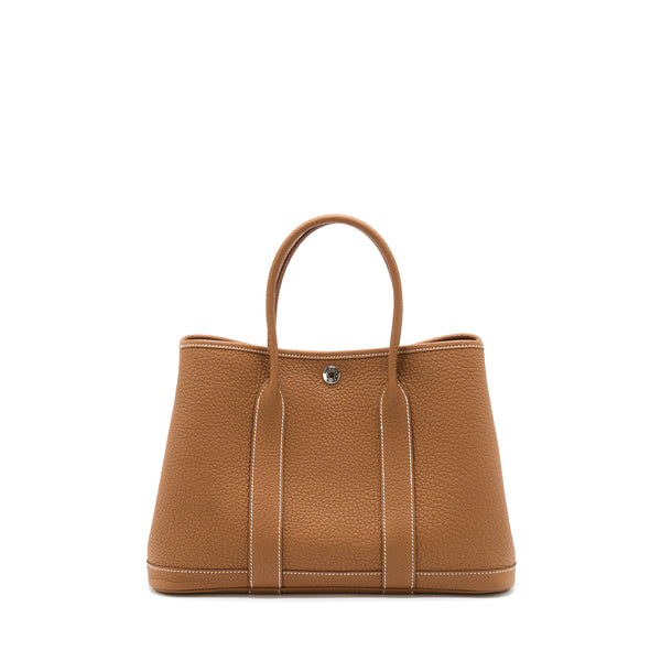 Hermes Garden Party 30 Negonda Gold SHW Stamp Z