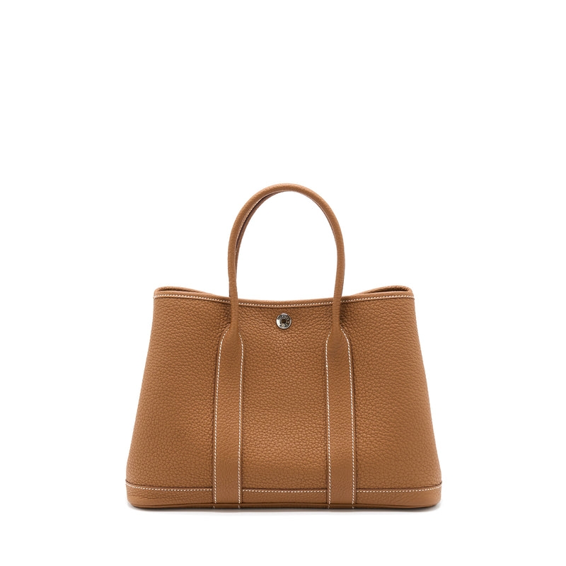 Hermes Garden Party 30 Negonda Gold SHW Stamp Z