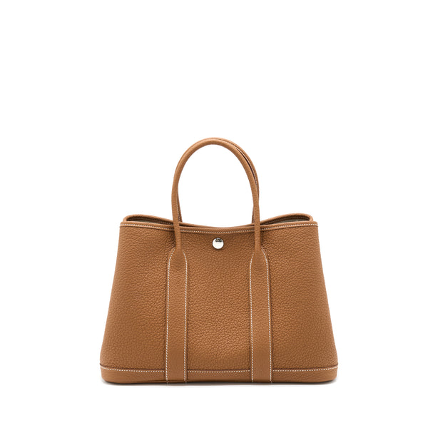 Hermes Garden Party 30 Negonda Gold SHW Stamp Z