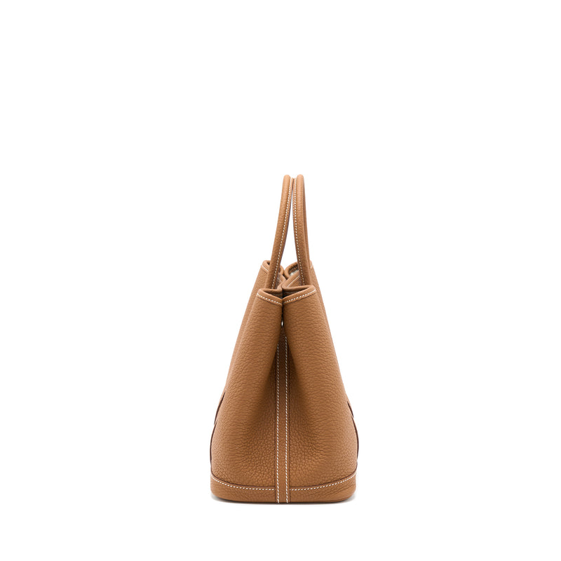 Hermes Garden Party 30 Negonda Gold SHW Stamp Z