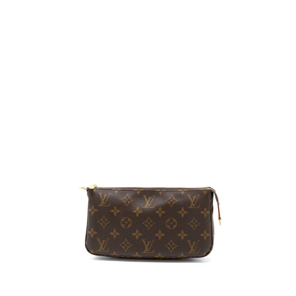 Louis Vuitton Pochette Accessories Monogram Canvas GHW (New Version)