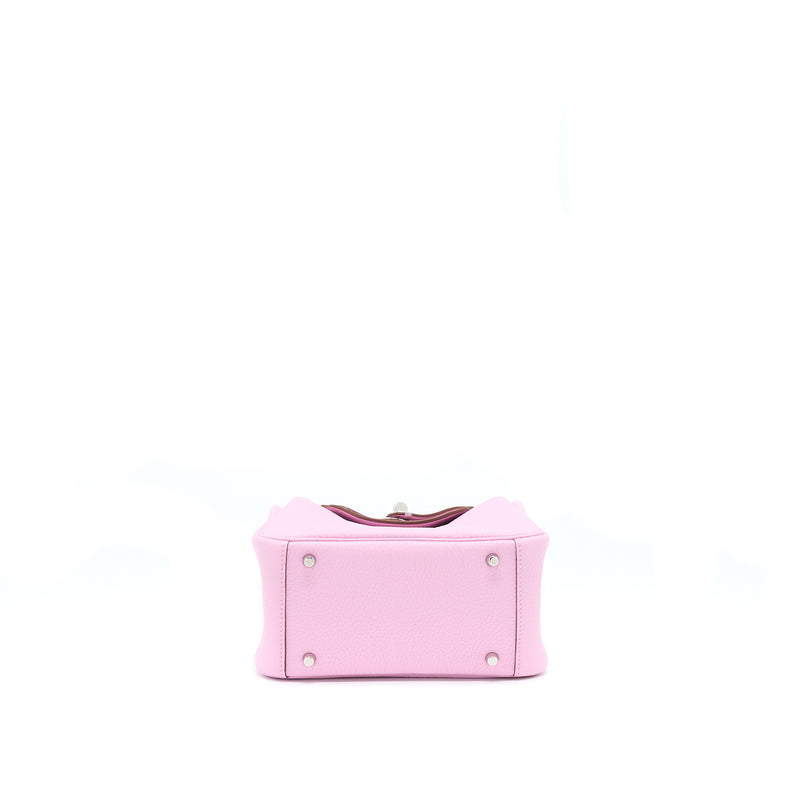 Hermes Mini Lindy Clemence X9 Mauve Sylvestre SHW Stamp U