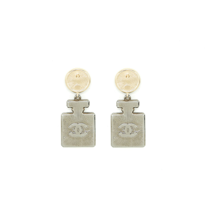 Chanel No.5 Perfume Bottle Crystal Drop Earrings LGHW