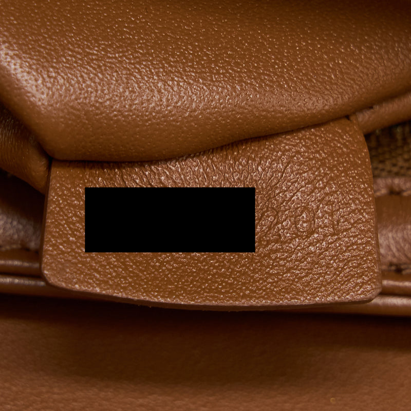 Celine Teen Triomphe Bag In Triomphe Canvas And Calfskin GHW