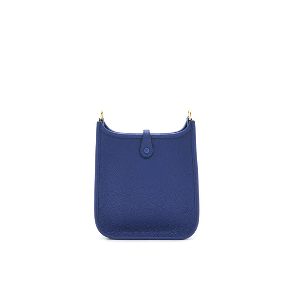 HERMÈS Sac Evelyne 16 Amazone Bleu Saphir / Bleu Indigo