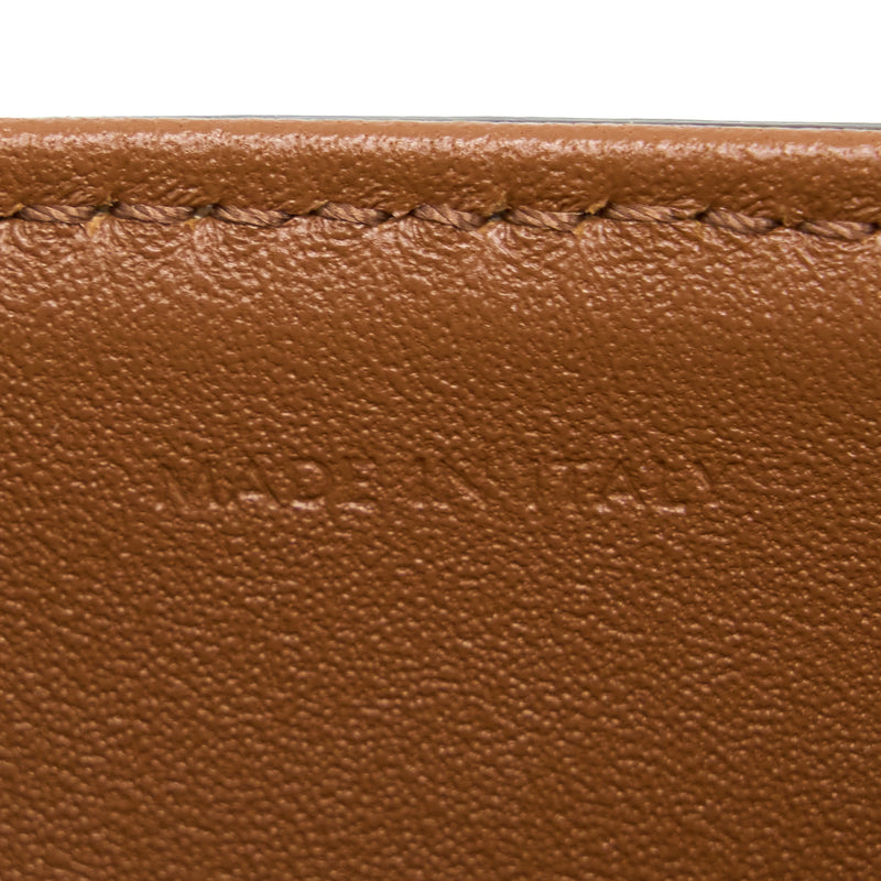 Celine Teen Triomphe Bag In Triomphe Canvas And Calfskin GHW