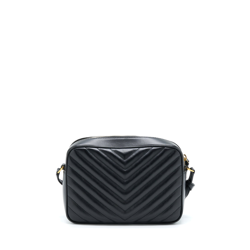 Saint Laurent/ YSL Lou Camera Bag Calfskin Black GHW