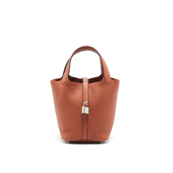 Hermes Picotin 18 Lock Bag 6C Cuivre SHW stamp Z