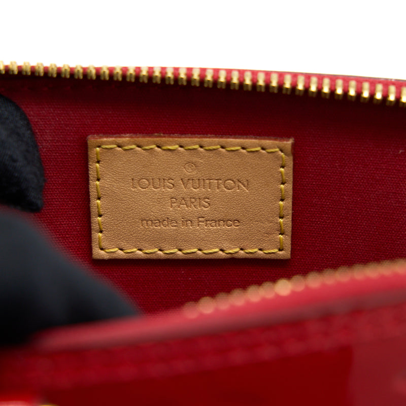 Louis Vuitton Alma BB Vernis Red GHW