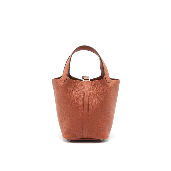 Hermes Picotin 18 Lock Bag 6C Cuivre SHW stamp Z