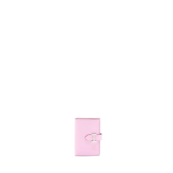 Hermes Bearn Card Holder Epsom X9 Mauve Sylve SHW Stamp U