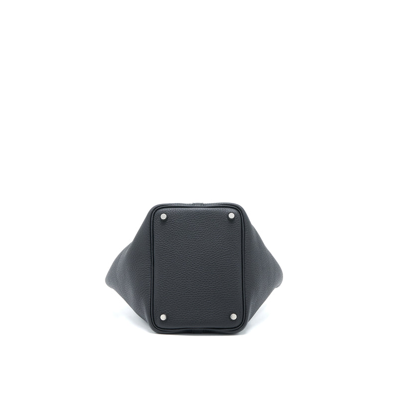 Hermes Picotin 18 Lock Bag Clemence Black SHW Stamp Z