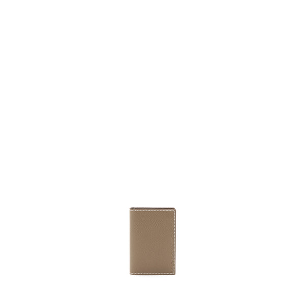 Hermes MC2 Euclide Card Holder Epsom Etoupe Stamp U