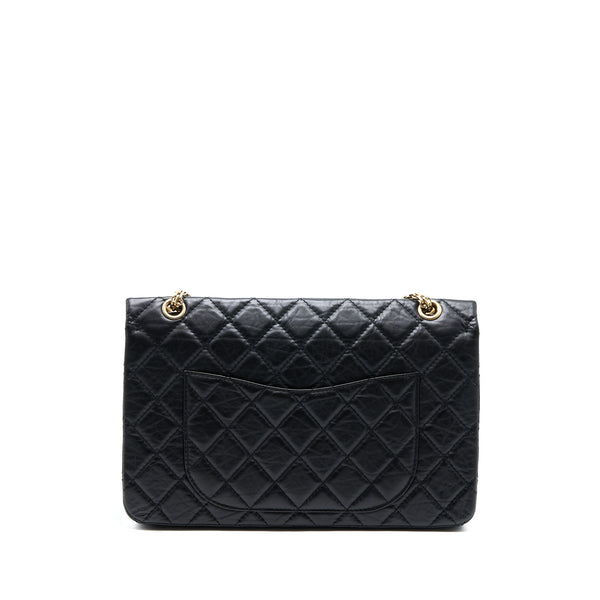 Chanel 2.55 227 Reissue Flap Bag Aged Calfskin Black GHW