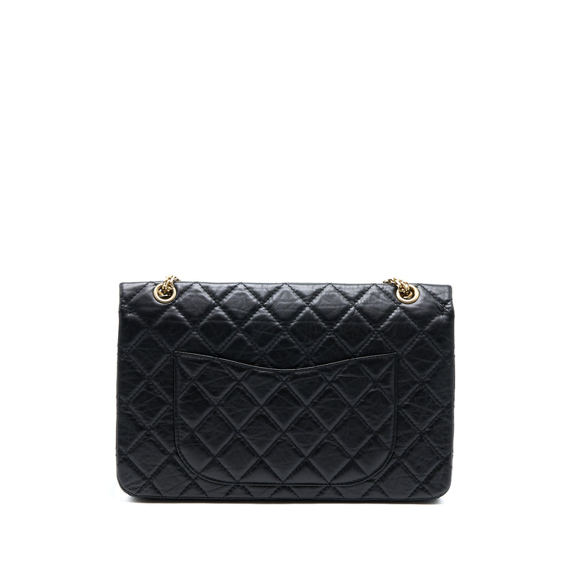 Chanel 2.55 227 Reissue Flap Bag Aged Calfskin Black GHW