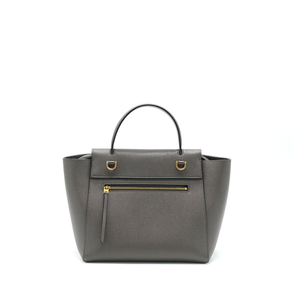 Celine Belt Bag Grained Calfskin Grey GHW
