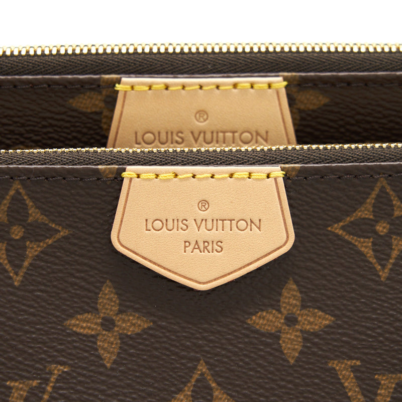Louis Vuitton Multi Pochette Accessories Monogram Canvas Rose Clair GHW