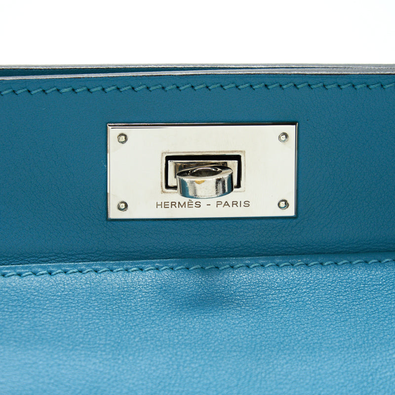 Hermes Toolbox 20 Swift Blue SHW Stamp Square R