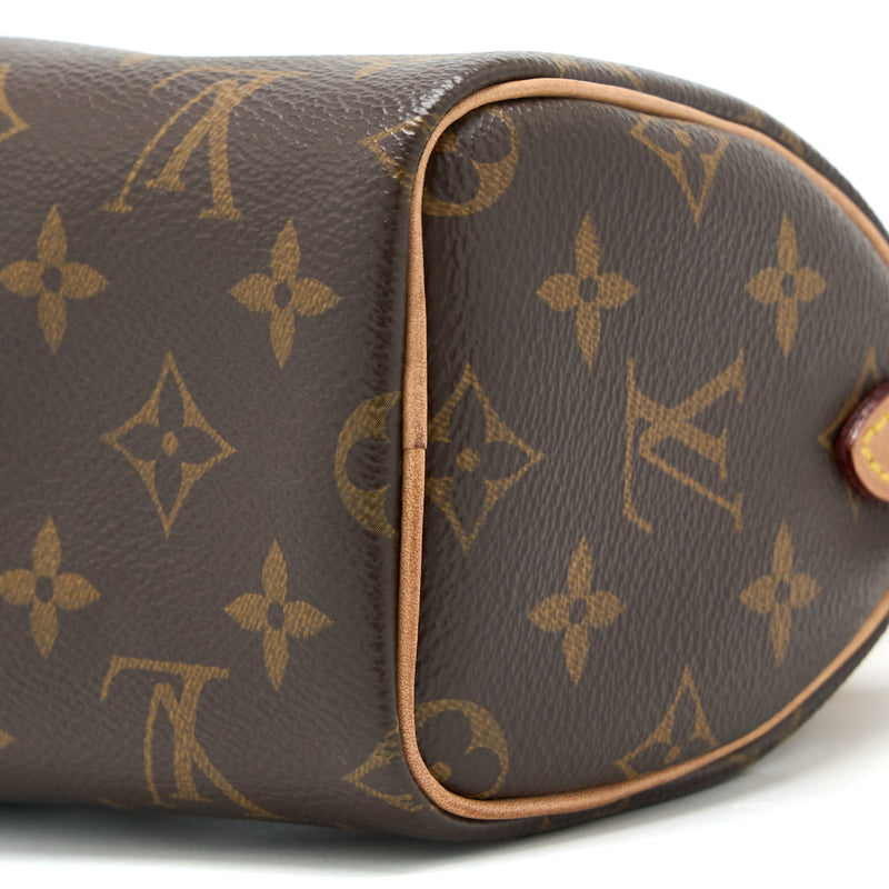 Louis Vuitton Nano Speedy Monogram Canvas GHW