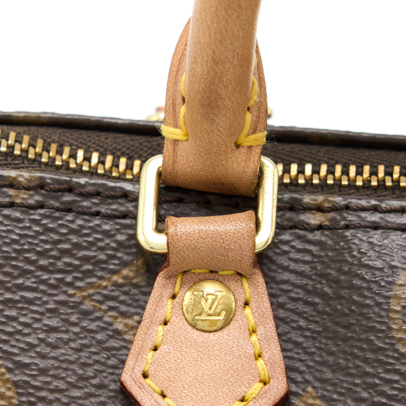 Louis Vuitton Nano Speedy Monogram Canvas GHW