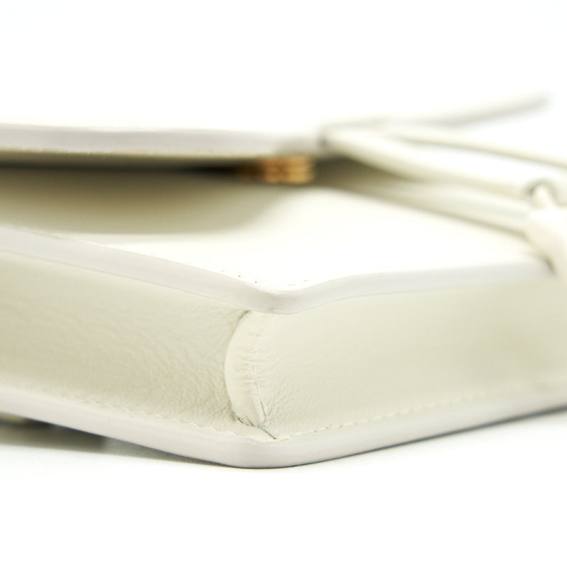 Dior Saddle Belt Pouch White